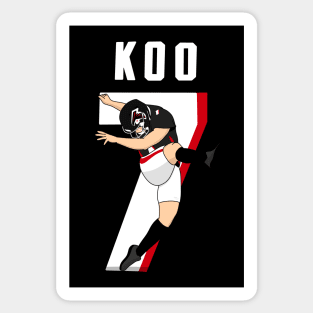 koo the kicker Sticker